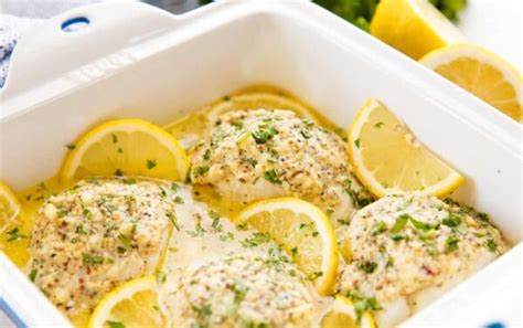 Easy Lemon Baked Cod Fish