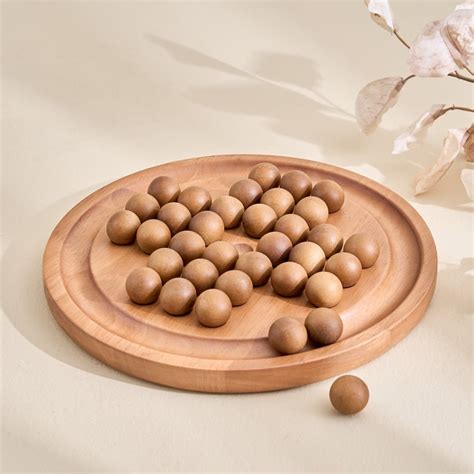 Buy Driftwood Wooden Brainvita Table Accent from Home Centre at just ...
