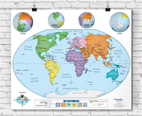 National Geographic World Map for Kids 的图像结果