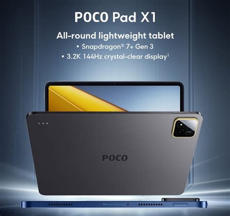 Poco Pad X1 and Pad M1 to debut alongside F8 series - Reporters Today ...