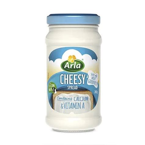 Arla Spreadable Natural Processed Cheese 240g - Smooth, Creamy, and ...