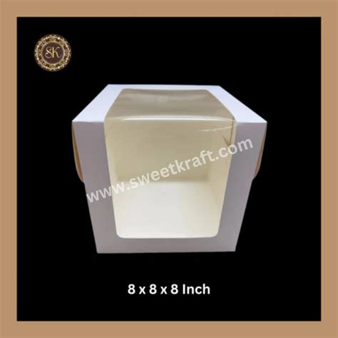L-Shaped Window Box | Wedding Cake Box | Engagement Cake Box | Toll Ca ...