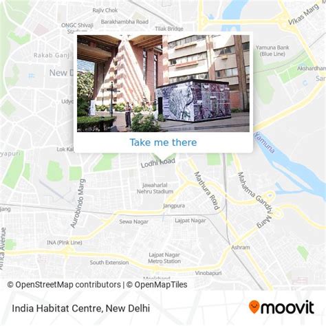 How to Get to India Habitat Centre in Delhi by Bus, Metro or Train?