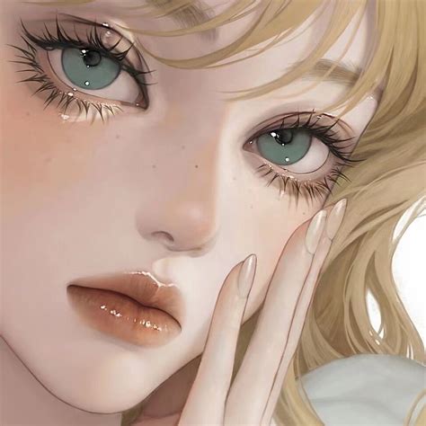 手绘女头 的图像结果