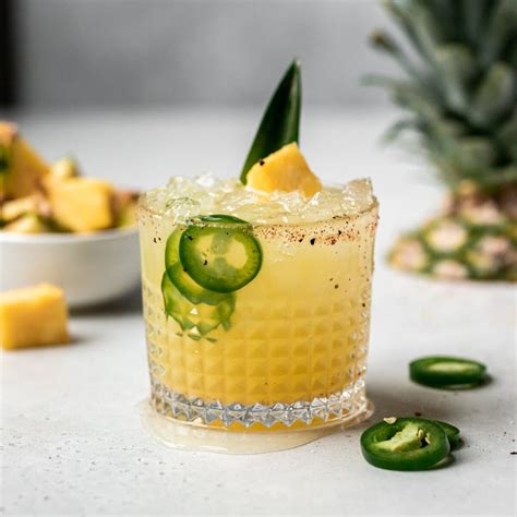 Fresh Pineapple Jalapeno Margarita - A Flavor Journal