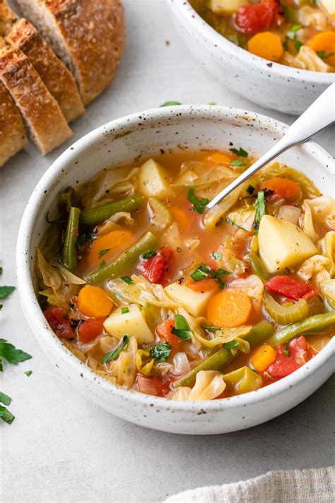 Cabbage Vegetable Soup Recipe Vegan Cabbage Soup