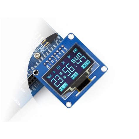 Waveshare 1.3 inch OLED with Vertical Pin Header SH1106 128X64 SPI I2C ...