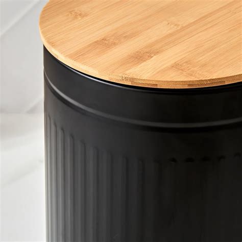 Buy Sedona Flute Metal Pedal Waste Bin with Bamboo Lid - 12L from Home ...
