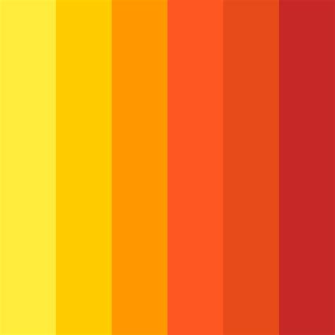Sunset Orange Color Palette - ColorDrop
