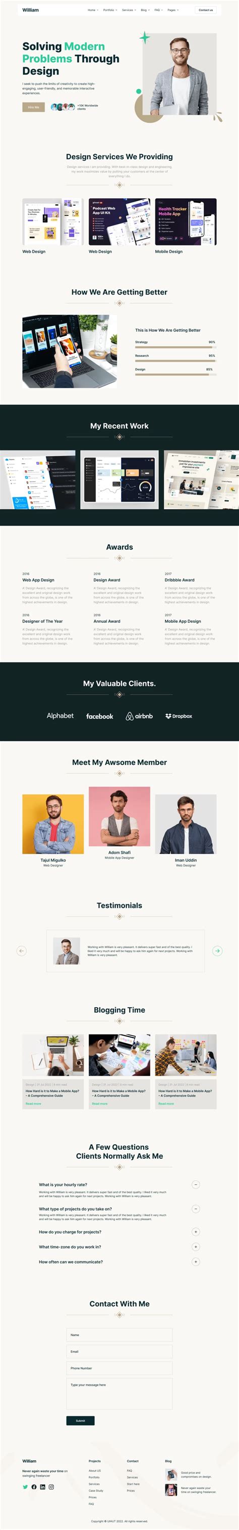 Webflow Templates Showcase 的图像结果