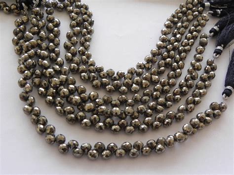 Order Pyrite Beads Onion Shape Beads At Wholesale Price -- Jindal Gems