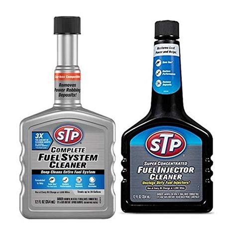 STP Complete Fuel System Cleaner 354 ml & STP Super Concentrated Fuel ...