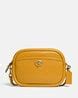 Buy Coach Polished Pebble Leather Camera Bag | Mustard Yellow Color ...