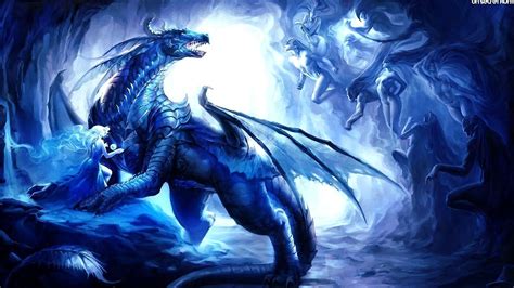 Cool Blue Fire Dragon Wallpapers - Top Free Cool Blue Fire Dragon ...