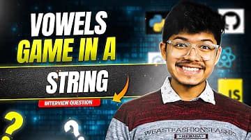 3227. Vowels Game in a String - Video Solution | FleetCode | FleetCode