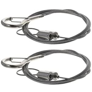 Urjumpea 2PCS Adjustable Picture Hanging Wire with Hook, Heavy Duty ...