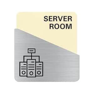 NATURETOTE Server Room Sign Board - Durable Metal Sign for Data Center ...