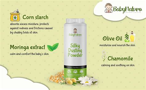 Buy Babynaturo Talc Free Baby Powder | Natural Silky Dusting Powder ...