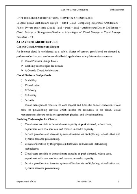 Unit IV-CS 8791 Cloud Computing - UNIT IV RESOURCE MANAGEMENT AND ...