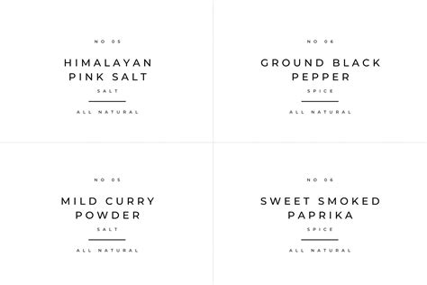 Free Printable Food Label Templates For Word - Jace Printable