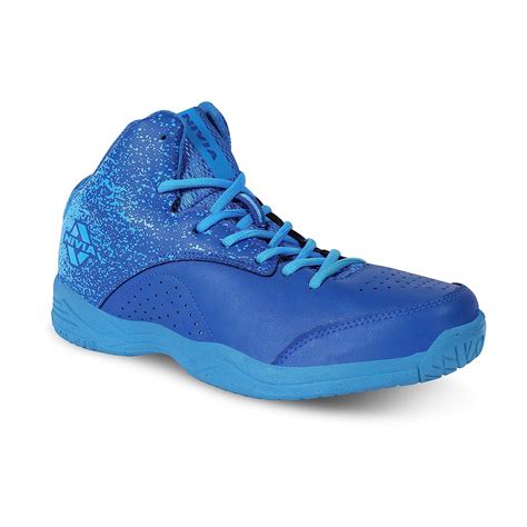 Nivia 178BL Mesh Panther-1 Basketball Shoes, 11 (Blue) : Amazon.in ...