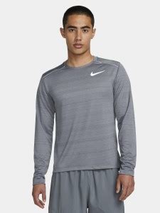 NIKE Solid Men Round Neck Grey T-Shirt - Buy NIKE Solid Men Round Neck ...