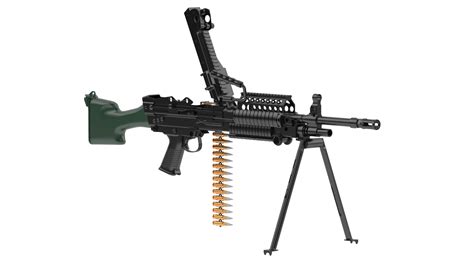 MK 48 Machine Gun - 3D Model by frezzy