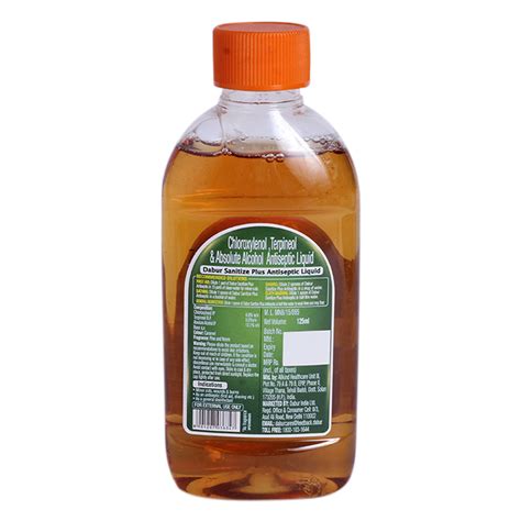 Dabur Sanitize Plus Antiseptic Liquid, 125 ml యొక్క ఉపయోగాలు ...