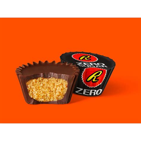 REESE'S Zero Sugar Miniatures Dark Chocolate Peanut Butter Cups Candy ...