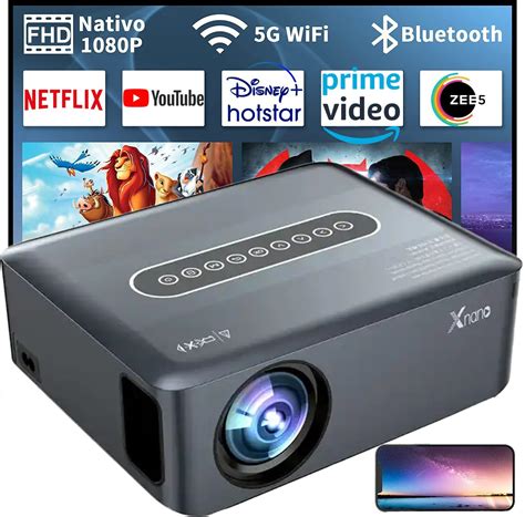 TOPTRO Free Style Projector for Home 4K Support 720p Native HD Portable ...