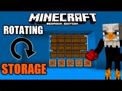 Image result for Minecraft Roating Storage Tutorial