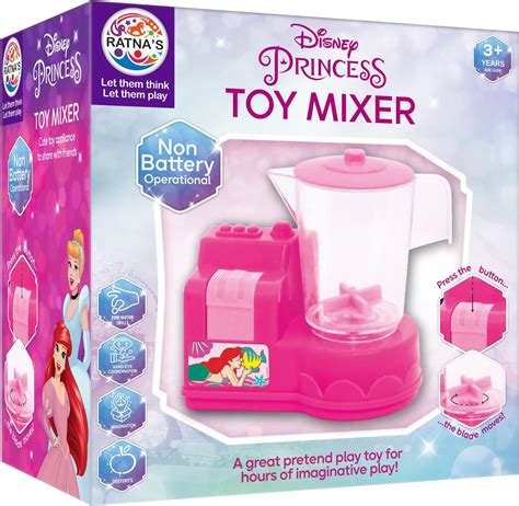Buy Ratna's Disney Princess Themed Toy Mixer | Real Operating Plastic ...