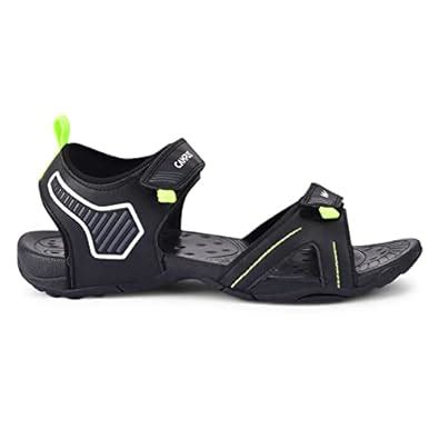 Campus Men's GC-22108 BLK/F.GRN Sports Sandals - 6UK/India GC-22108 ...