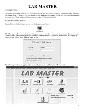Fillable Online LAB MASTER Fax Email Print - pdfFiller
