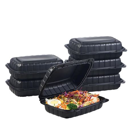 Amazon.com: FULING 9X6 1-Compartment 50-Pack Plastic Clamshell ...