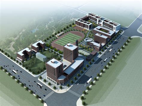 沧州工贸学校鸟瞰图-沧州职业技术学院新校区建设专题网