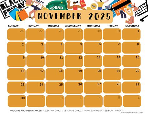 November 2027 Calendar (52 Free PDF Printables)