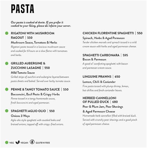 Menu of Olive Bistro & Bar, Jubilee Hills, Hyderabad