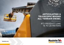 Self-propelled articulated boom lift - HA26 RTJ - Haulotte - diesel ...