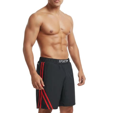 Saadhya Mart Men's Grey Swim Shorts (Size L) | Quick-Dry Water-Repelle
