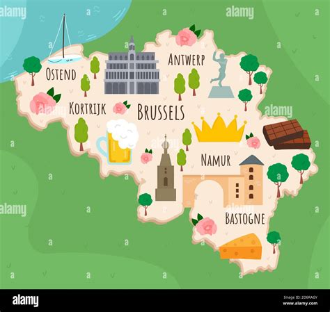 Map of brussels hi-res stock photography and images - Alamy