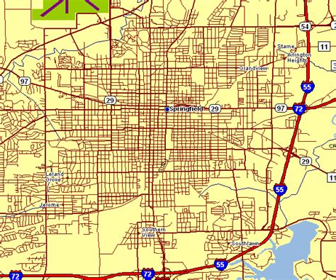 Image result for Springfield IL City Limits Map
