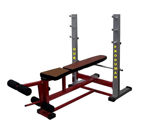 PRODUMAN HUB Home Gym Bench Heavy Duty Bench Black Multi-Functional ...