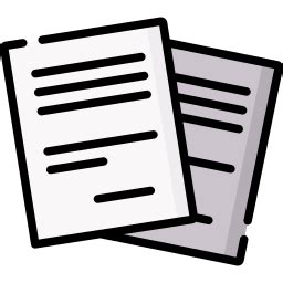 Papers - Free education icons