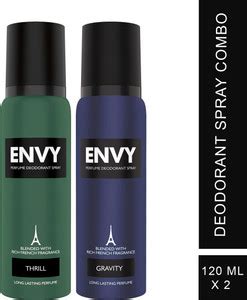 Envy Gravity 120 ml & Thrill 120 ml Combo Perfume Body Spray - For Men ...