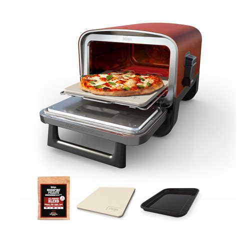 Ninja Woodfire Outdoor Pizza Oven, 8-in-1 Portable Electric Roaster ...