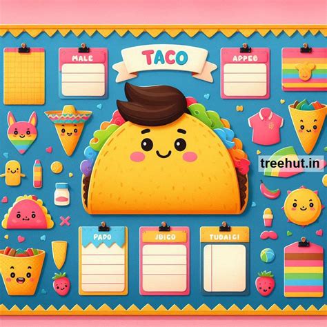 Taco Bulletin Board Ideas, Door Posters and Classroom Activities