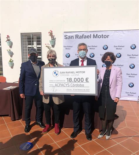 BMW San Rafael Motor dona 18.000 euros a Apacys para su nuevo centro de ...