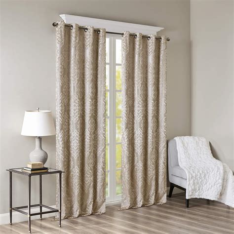 Buy Sun Smart Mirage 100% Total Blackout Single Window Curtain, Knitted ...
