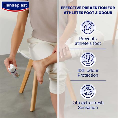 HANSAPLAST Foot Protection 2in1 Deo Antibacterial Spray, 150ml